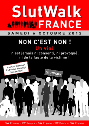 Slutwalk Rouen : affiche