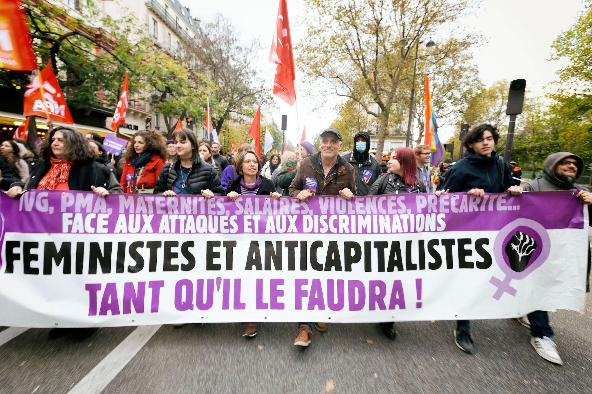 Paris, 19 novembre 2022, manifestation contre les violences sexuelles et sexistes. © Photothèque Rouge / Martin Noda / Hans Lucas