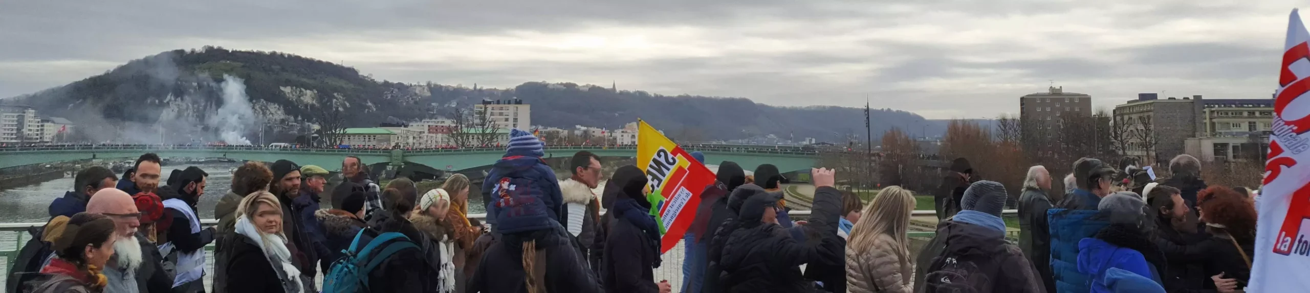 PHOTOS – Manifestation à Rouen contre la réforme des retraites (31/01/23)