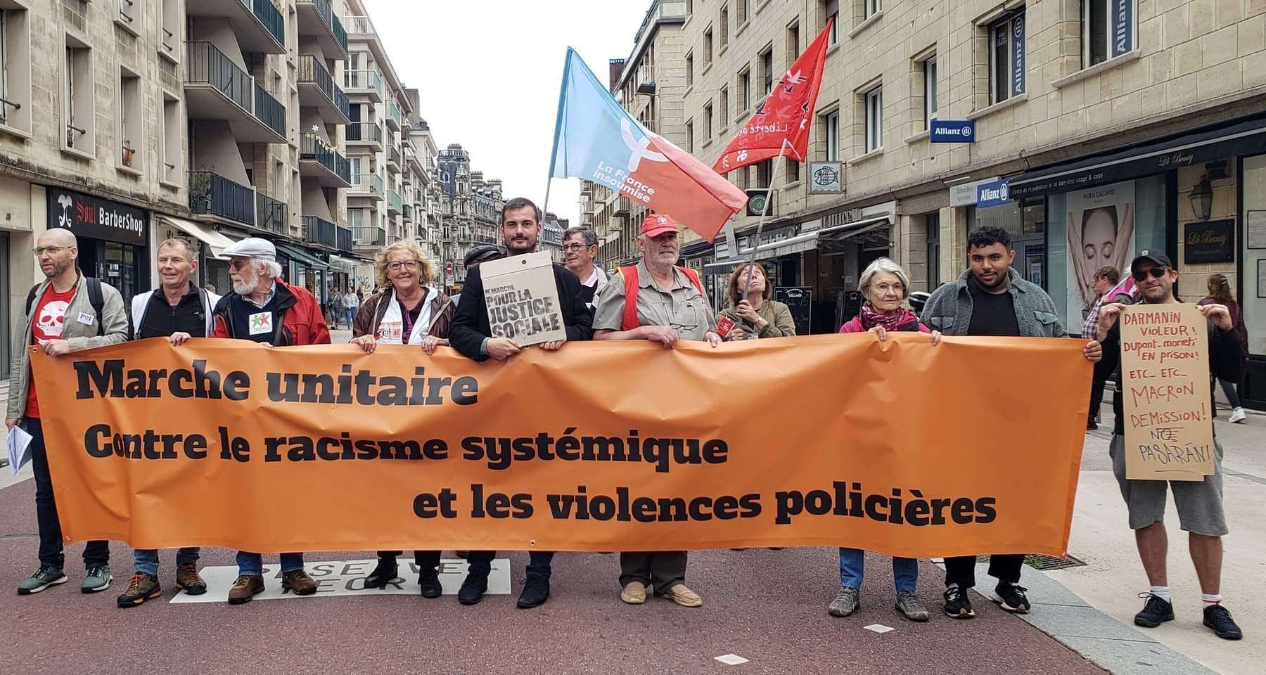 VIDEO – Manifestation à Rouen le 23/09/23 contre le racisme systémique et les violences policières